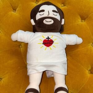 Jesus Sacred Heart Religious Plush Doll Battery Operated Christian Catholic